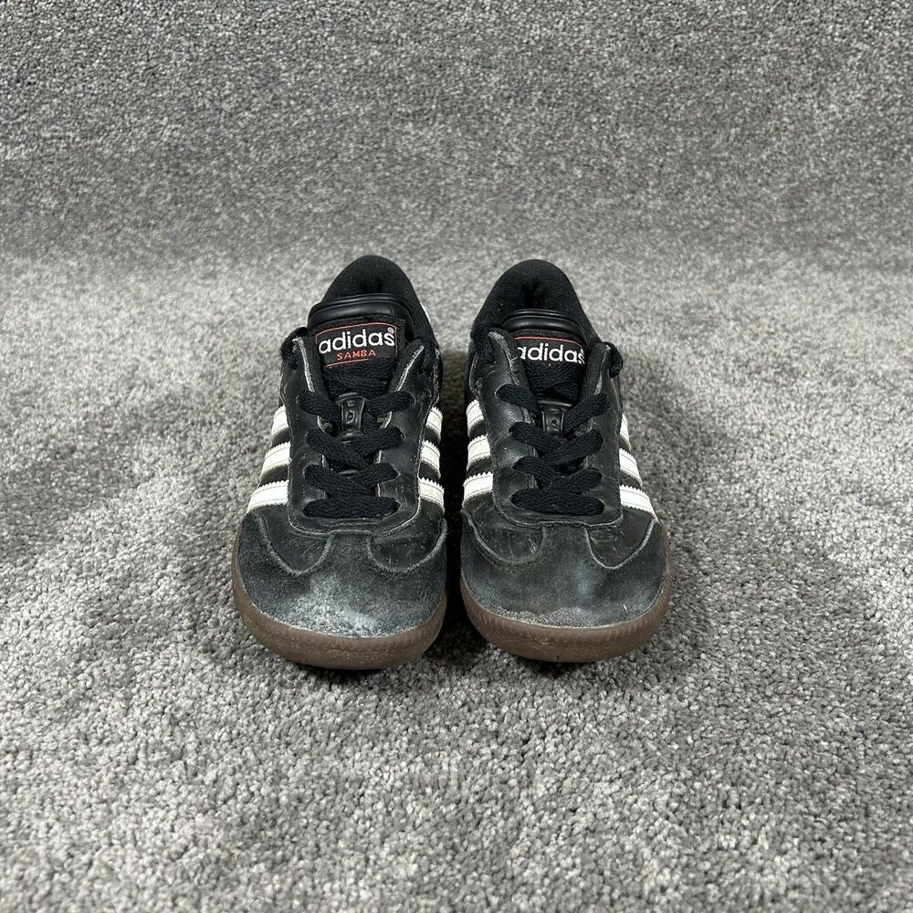 Adidas Samba 036516 Kids Sz 13K Black Indoor Classic Athletic Soccer Shoes Used - Picture 4 of 12